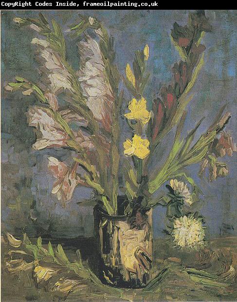 Vincent Van Gogh Vase with Gladioli